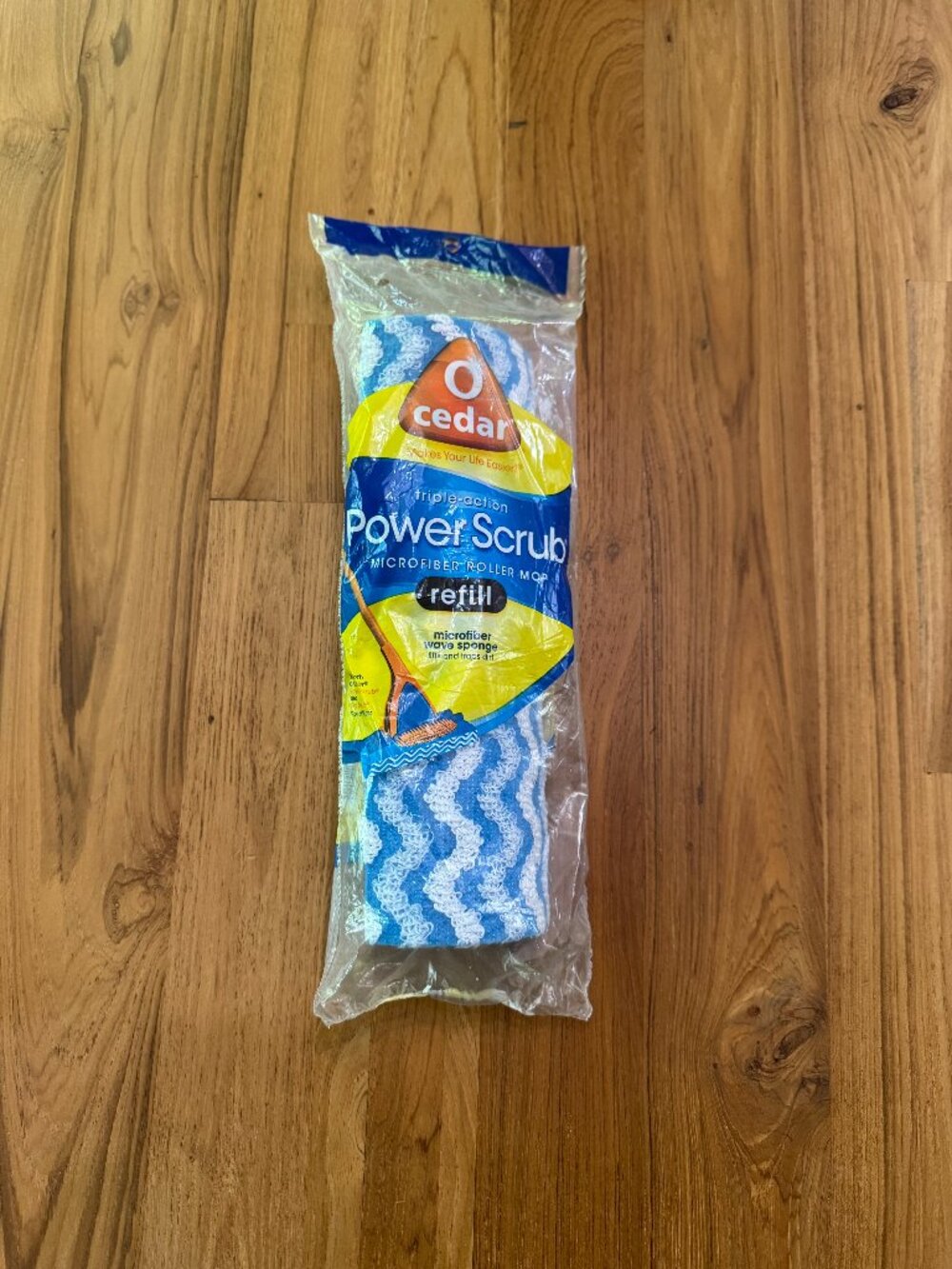 O-Cedar Power Scrub Refill/ Replacement Mop Head NEW SEALED for Roller Mop